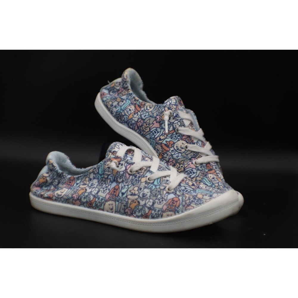 Skechers BOBS Beach Bingo Women's SZ 10 Doodle Doggies Slip-on Comfort Sneakers